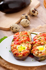 Stuffed Eggplant oven baked