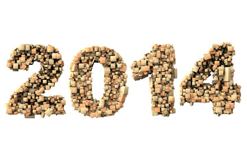 3d 2014 date build with wood particles