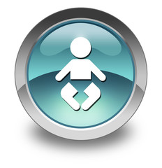 Light Blue Glossy Pictogram 