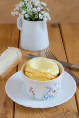 Omelet. scrambled eggs