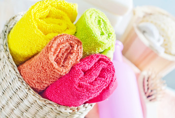 color towels