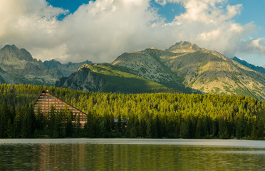 Mountain lake in National Park High Tatra, Slovakia