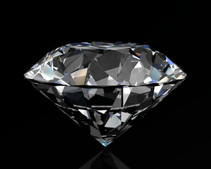 diamond jewel on white background