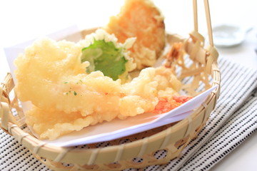 Japanese cuisine, ebi tempura