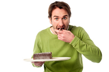 It's an amazingly delicious chocolate cake