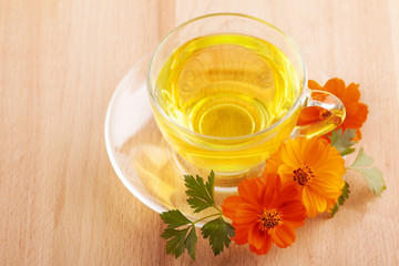 Cup with tea