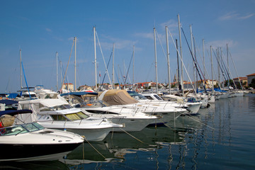 Sea port in city of Porec