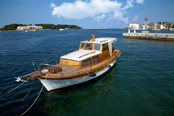 Sea port in city of Porec