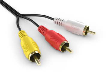 Set of cables for multimedia