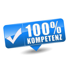 100% Kompetenz! Button, Icon