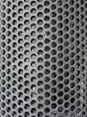 metal texture with round holes
