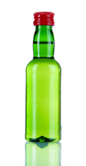Minibar bottle, isolated on white