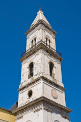 Fototapeta na wymiar Kościół Carmine. Cerignola. Apulia. Włochy.