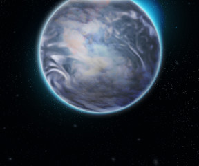 Earth Space Backdrop