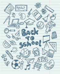 Back to school sketchy doodles
