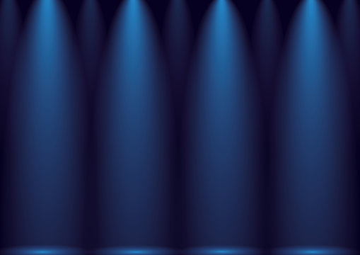Sahne ışıkları, sahne, perde