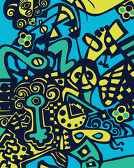 Obraz premium The abstract pattern.