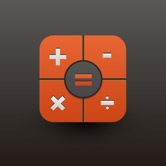 User interface calculator icon