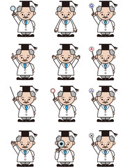 学者　博士 ポーズ