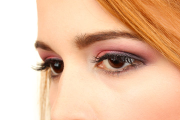 Fototapeta premium female eyes with beautiful make-up