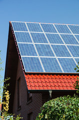 Photovoltaikanlage auf Hausdach