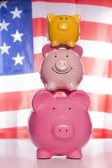 American Piggy banks