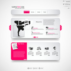 Website Template Design