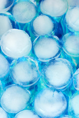 Ice and citrus close-up background