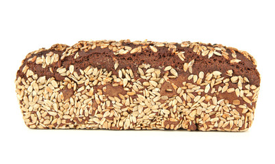 Hot tasty bread, isolated on white