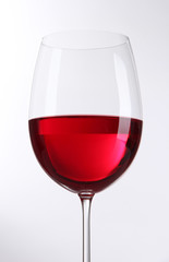 Glass of wine close-up