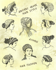 Ancient greek hair style