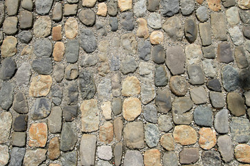 Old style cobble stones