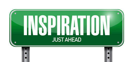 inspiration road sign illustration design