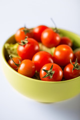 cherry tomatoes in bowl