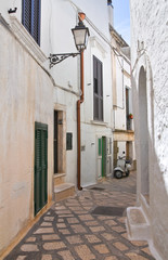 Alleyway. Ceglie Messapica. Puglia. Italy.