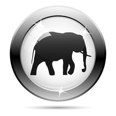 Black and white icon