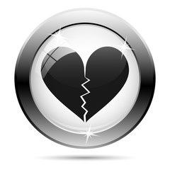 Black and white icon