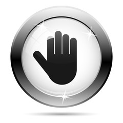 Black and white icon