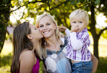 Fototapeta premium Happy family
