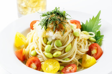 Cold Japanese styled Spaghetti