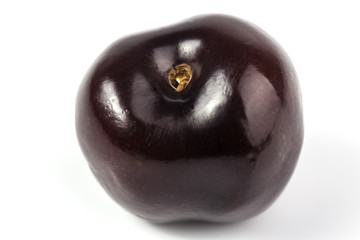 cereza sobre fondo blanco