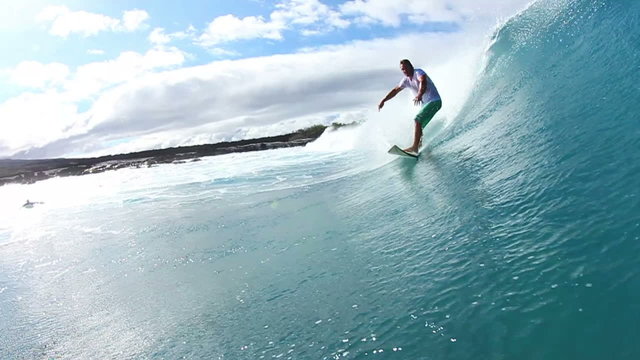Surfer Does Turn On Wave Watershot