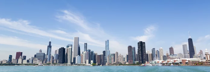 Fotobehang Chicago skyline © pyzata
