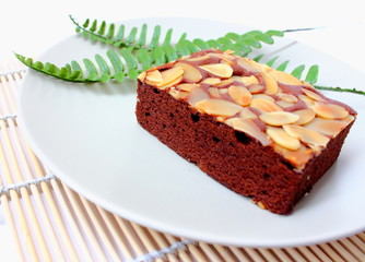 Homemade chocolate brownies