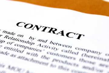 Obraz premium Business Contract