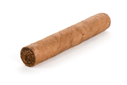 Cigar On White Background