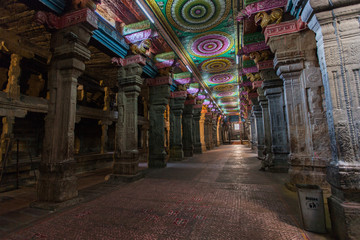 Fototapeta na wymiar Meenakshi świątyni
