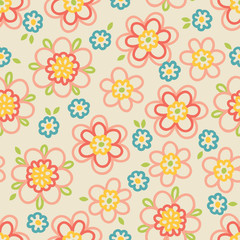 Floral seamless pattern