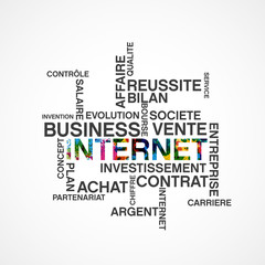mot sur le thème d'internet