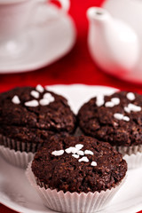 Vegan chocolate muffins
